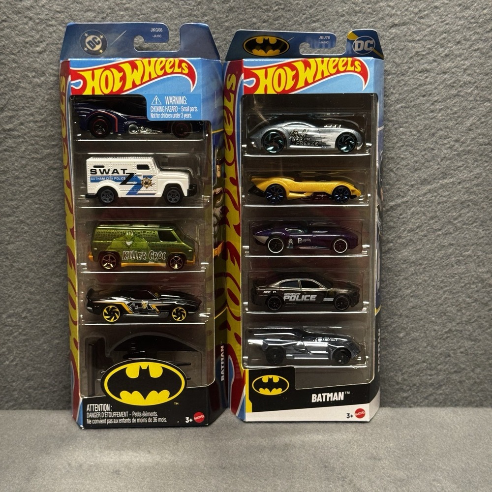 Hot Wheels Batman Collection - 10 Car Lot - Factory Sealed - Picture 1 of 5